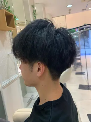 メンズ 毛流れが作れる 縮毛矯正/渡部純生のヘアスタイル