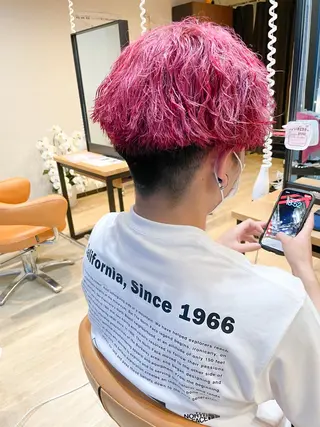 ショート カラー 髪質改善/ブリーチ 田代 龍我のヘアスタイル