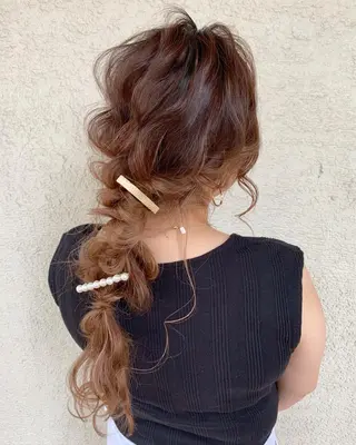 ロング ヘアアレンジ flocci🌙 フロクシのヘアスタイル