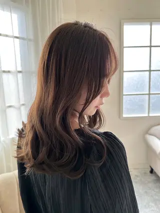 ミディアム re;　nown 阿倍野区昭和町店のヘアスタイル