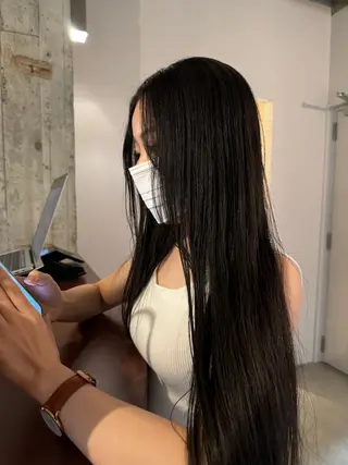 ロング 森田 鴻之介のヘアスタイル