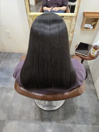 ロング ️🩵美髪矯正 みおのヘアスタイル