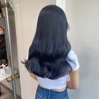 ロング カラー 💙ハイトーン韓国風 色白ヘア💙manaのヘアスタイル