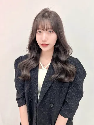 ロング 韓国/縮毛矯正/ カンタのヘアスタイル