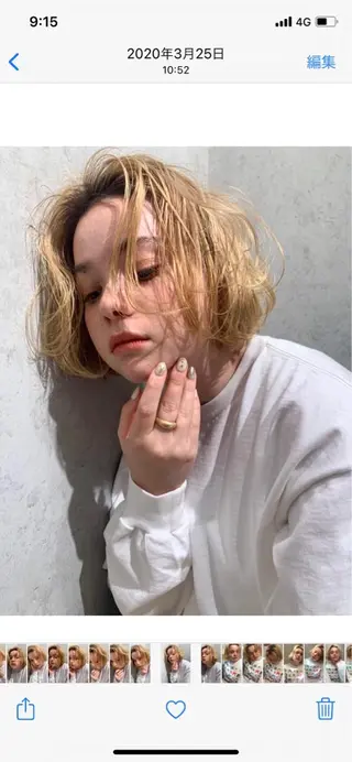 ショート MIGxLIG所属・けー ボブのヘアスタイル