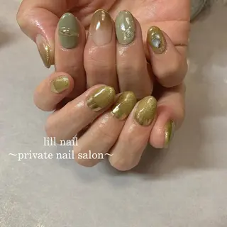 ミディアム pllia beautyのネイルデザイン