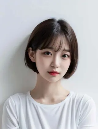 ショート カラー パーマ シャドウパーマ 石見のヘアスタイル