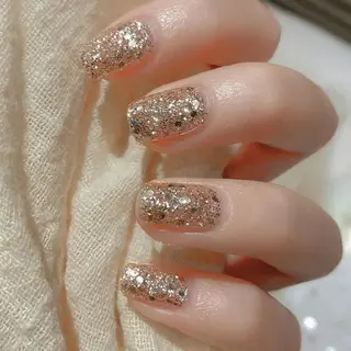 ネイル フィルイン、長さ出し 深爪矯正のネイルデザイン