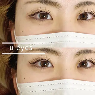 マツエク・マツパ アイブロウ u eyesのマツエク・マツパデザイン