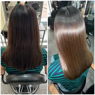 ロング パーマ 髪質改善⭐️縮毛矯正 中野⭐️Rinaのヘアスタイル