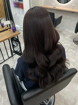 ロング 奥野碧🌈艶髪 /ダメージレスカラーのヘアスタイル