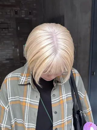 ショート カラー 色落ち綺麗透明感カラ /ボブ/ナカツヒカルのヘアスタイル