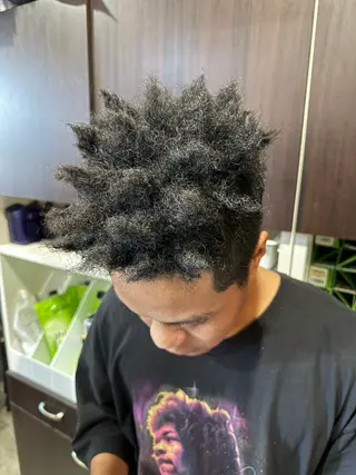 パーマ メンズ 松島 吏玖のヘアスタイル