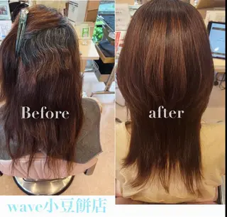 ミディアム 佐々木 凪咲のヘアスタイル