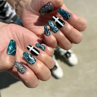 ネイル Sea  nail by emaのネイルデザイン