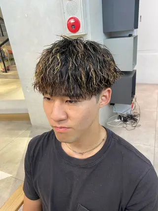 パーマ メンズ 新宿【メンズパーマ】 塩澤太一のヘアスタイル