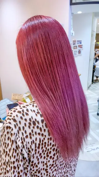 ロング カラー 新宿/韓国レイヤー 髪質改善カラー/角所のヘアスタイル