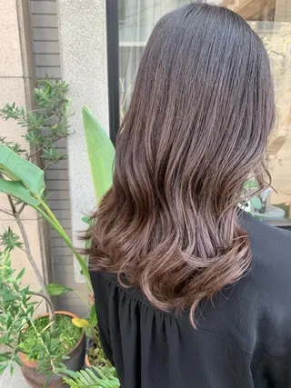 ロング 艶髪color💎髪 質改善ストレート大吉のヘアスタイル