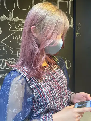 ミディアム カラー メンズヘア/レイヤー /ボブ山内春輝のヘアスタイル