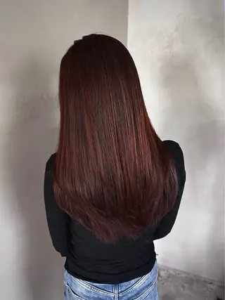 ロング カラー YU-GA /レイヤーカットのヘアスタイル