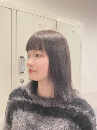 ミディアム Masaki/カラー /顔周りカットのヘアスタイル