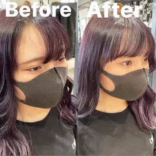 セミロング One By The Ect所属・ショート/脱白髪染め ☆宇﨑悠実のヘアスタイル