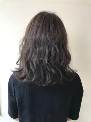 ミディアム カラー 【azure横浜】 🧸misaki🌸のヘアスタイル