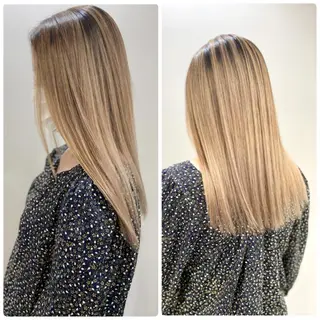 ロング カラー opus 店長大和 レイヤー/赤み消しのヘアスタイル