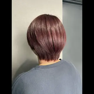 ショート 彩名/透明感カラー/ ボブ/レイヤーカットのヘアスタイル