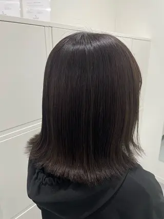 ミディアム カラー 松村 友里圭のヘアスタイル