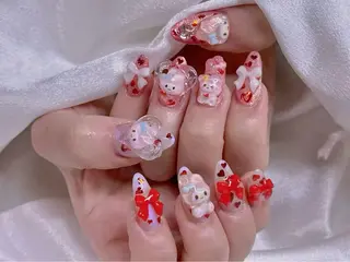 ネイル 長さだし専門店 M2　rikaのネイルデザイン