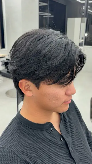 パーマ メンズ 田代 悠大のヘアスタイル