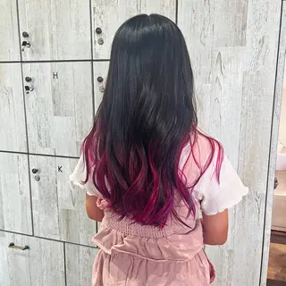 ロング カラー ブリーチなし艶カラー /いくののヘアスタイル