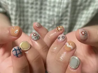 ネイル 【Zina京都駅前】 きぬがわ らむのネイルデザイン