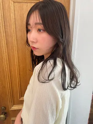 セミロング カラー 抜け感perm🌐 |kazaneのヘアスタイル