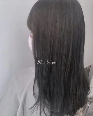 ロング カラー 中井 茅佳のヘアスタイル