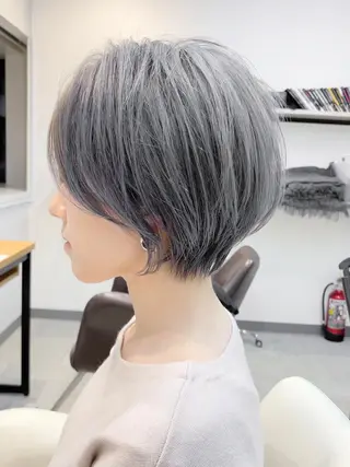 ショート neaf六本木所属・韓国風レイヤー ショート/犬塚 優介のヘアスタイル