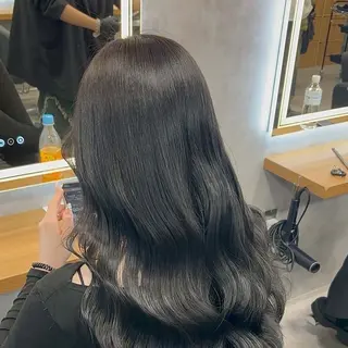 カラー グレージュ/ベージュ 透明感カラーYUTAのヘアスタイル