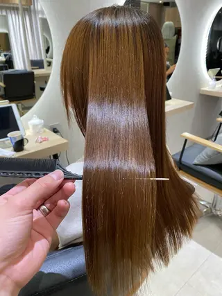 ロング men'ssalon Zina天神所属・✨髪質改善/顔周りカ ット/縮毛矯正✨三隅のヘアスタイル