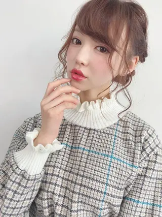 ロング ヘアアレンジ カラー ⭐️Shelter by TOKYO⭐️のヘアスタイル