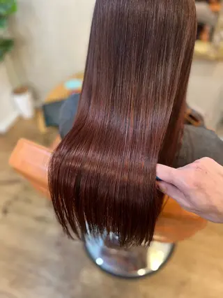 ロング ⚪️髪質改善 縮毛 店長 コウ⚪️のヘアスタイル