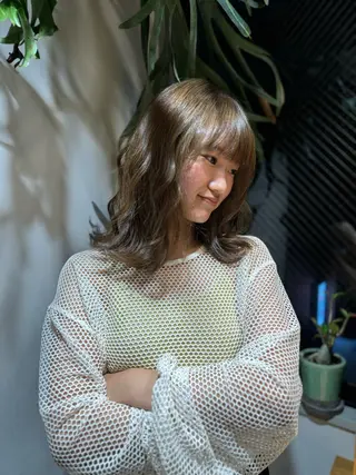 ミディアム カラー RAN ♱のヘアスタイル