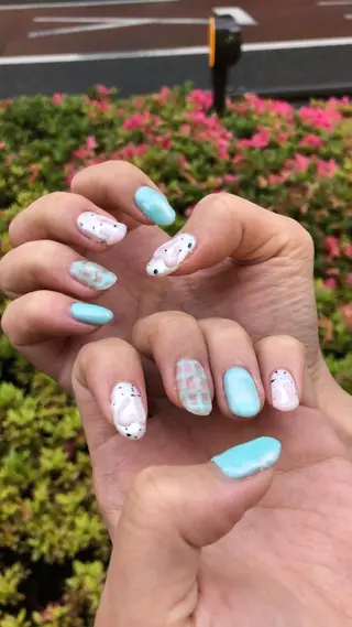 カラー ヘアアレンジ ネイル チャンモリパーマ/韓 国/Minami🦋のヘアスタイル