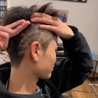 ショート メンズ メンズサロンGRIT 店長　深山一平のヘアスタイル