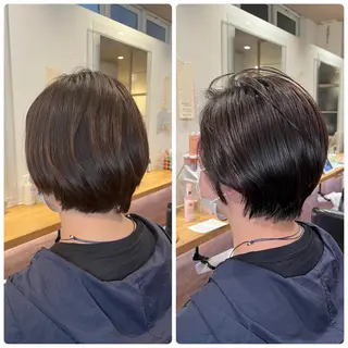 ショート コテ巻きパーマ/韓国 パーマ/佐野のヘアスタイル