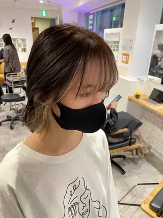 ショート カラー JILBLAN京都 ショート/ハイライトのヘアスタイル
