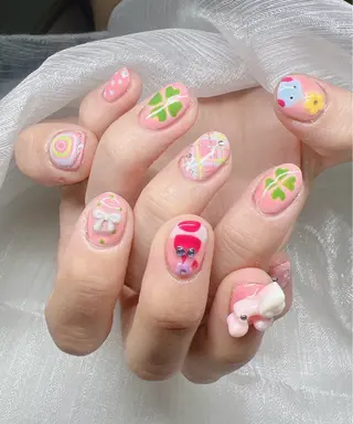 ネイル Lee Nails チップ長さだし専門店のネイルデザイン