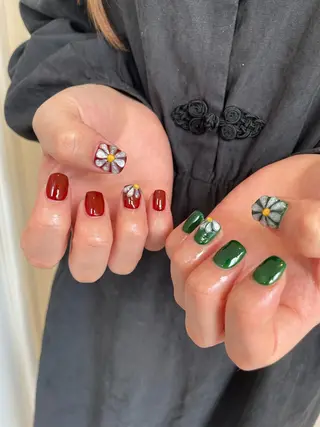 ネイル 束感まつ毛/ネイル/ LED♥KIRARAのマツエク・マツパデザイン