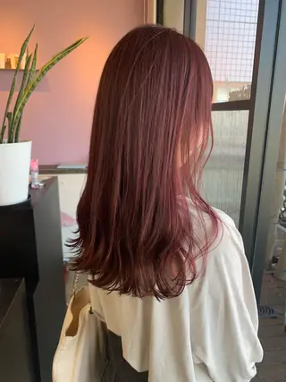 ロング カラー デザインカラー🌈 高木リョウのヘアスタイル