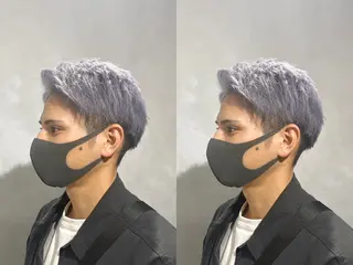 ショート カラー メンズ 髪質改善/縮毛矯正 レイヤー/松川匠のヘアスタイル